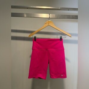 ALO Yoga Women's Pink Hi-rise Biker Shorts 🩷